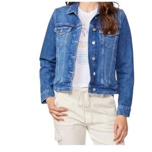 Paige Rowan Distressed Denim Jacket size XS
